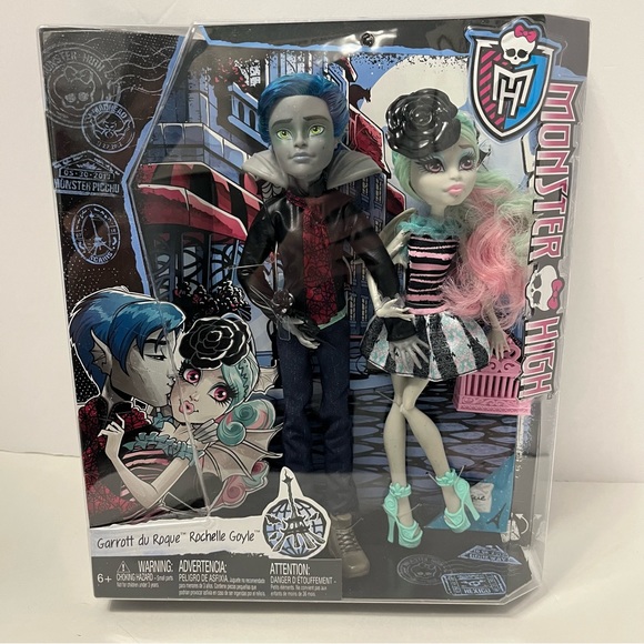 monster high Other - MONSTER HIGH DOLL GARROTT DU ROQUE & ROCHELLE GOYLE LOVE IN SCARIS NRFB